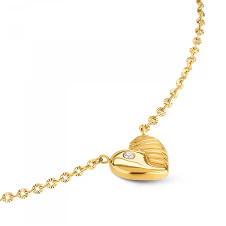 Женский комплект из ожерелья и серег One Jewels OJSET23G Позолоченный